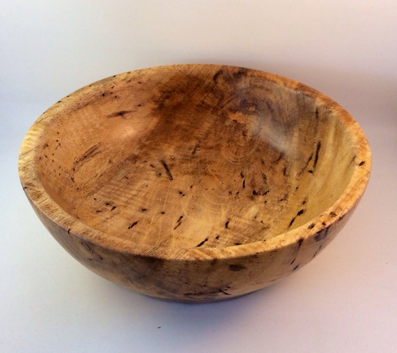 Large wooden fruit bowl Australian Mango wood perfect
