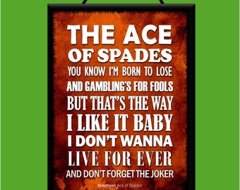 ace of spades lyrics