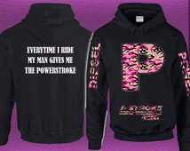 pink powerstroke hoodie