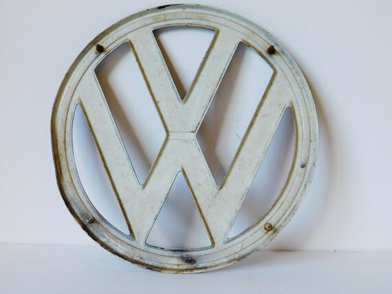 Vintage Original VW Bus Nose Emblem Fits 1968-72 Type 2 Buses