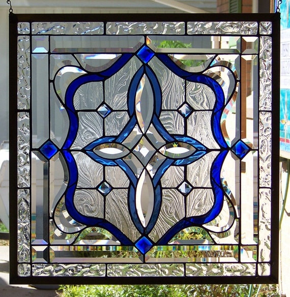 Stained Glass Window Hanging by StevesArtGlass on Etsy