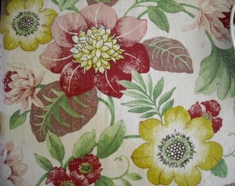 Large Floral Print, Cotton Tablecloth 54" x 108" Rectangle for Easter, for a Birthday, or anytime