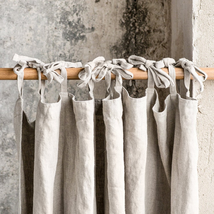 Natural linen curtains/ linen drapes by notPERFECTLINEN on Etsy