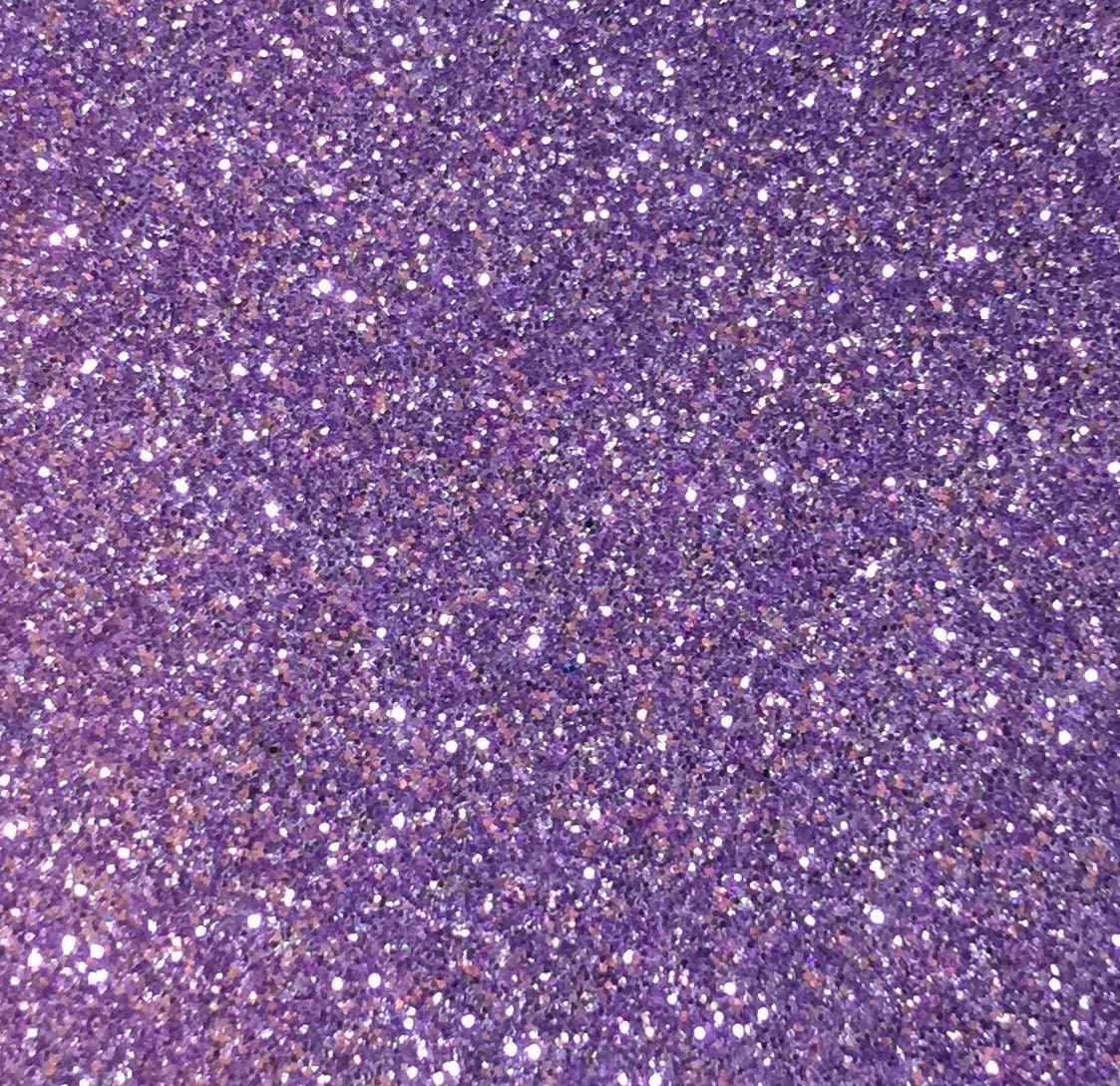 Light Purple Glitter Vinyl 9 x 12 Inch Sheet NOT WASHABLE