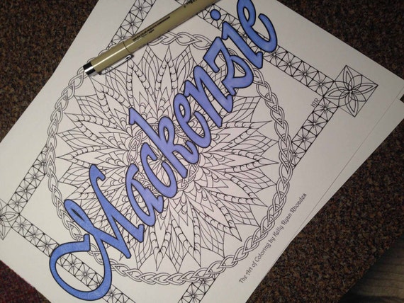 mackenzie name coloring pages - photo #23