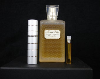 Vintage Perfume, Niche, Miss Dior, Eau De Toilette, Christian Dior, Rare, old perfume, decant, vial, old formula, discontinued, hard to find