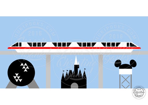 Download Disney Themed Art: Classic 3-Icon Walt Disney World Inspired