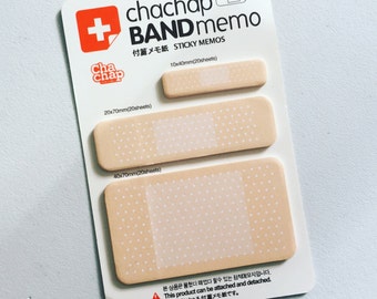 Band Aid Sticky Notes, Medical Plaster Post It Notes, Reminder Notes, Memo Pad Stickers, Planner Page Marker Stickers, Doctor/Nurse Gift