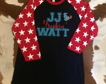 Texans Star raglan JJ freakin' Watt