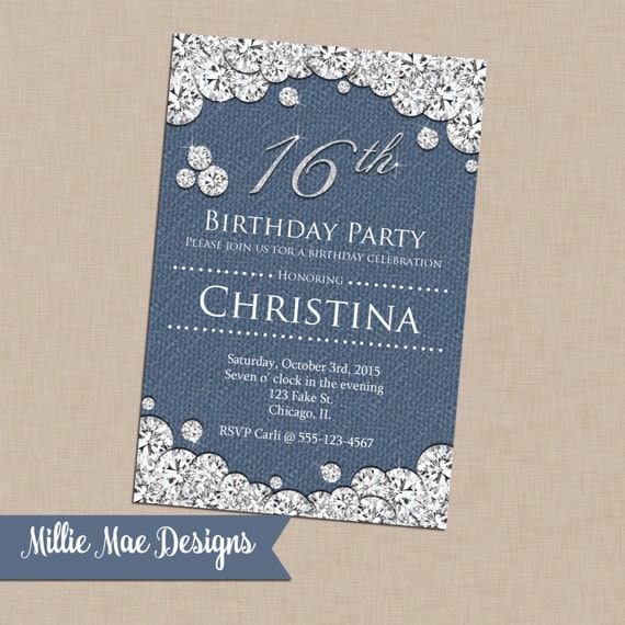 Denim Party Invitations 5