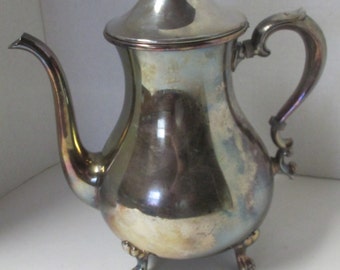 Vintage Silver Plate Pitcher with Lid