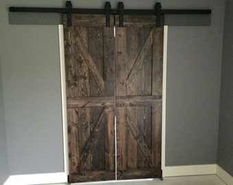 Custom Farmhouse Rustic Sliding Barn Door **Made to Order**
