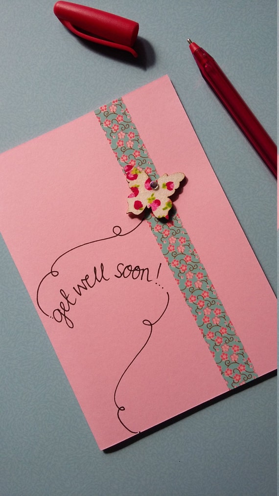 Elegant 90 Get Well Soon Blank Card