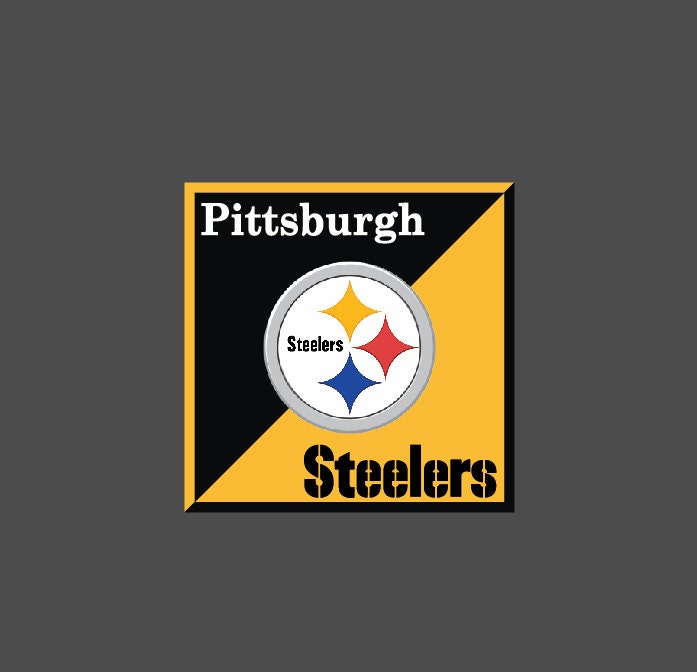 Full Color Pittsburgh Steelers Die Cut Decal