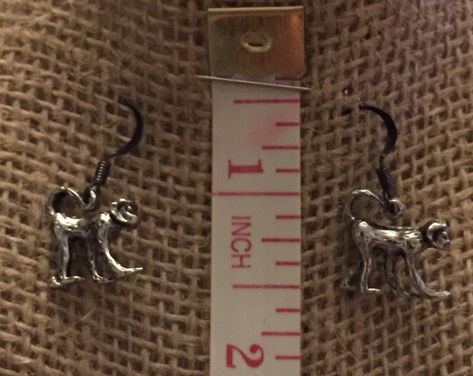 Monkey earrings