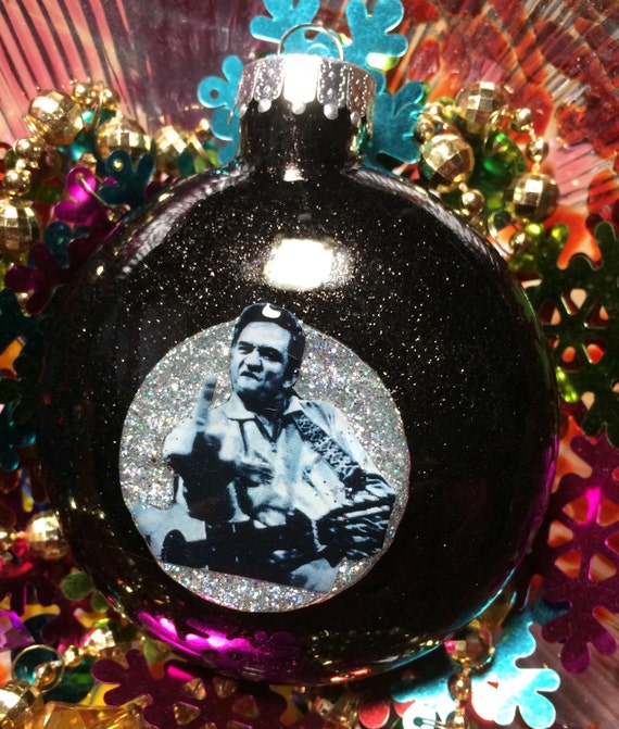 johnny cash glass black glitter resin christmas by johnny cash glass black glitter resin christmas by