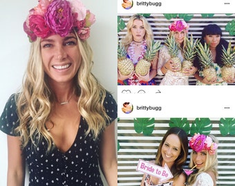 Bachlorette Flower Crowns, Maternity Flower Crowns, Adult Flower Crowns, Birthday Flower Criwns
