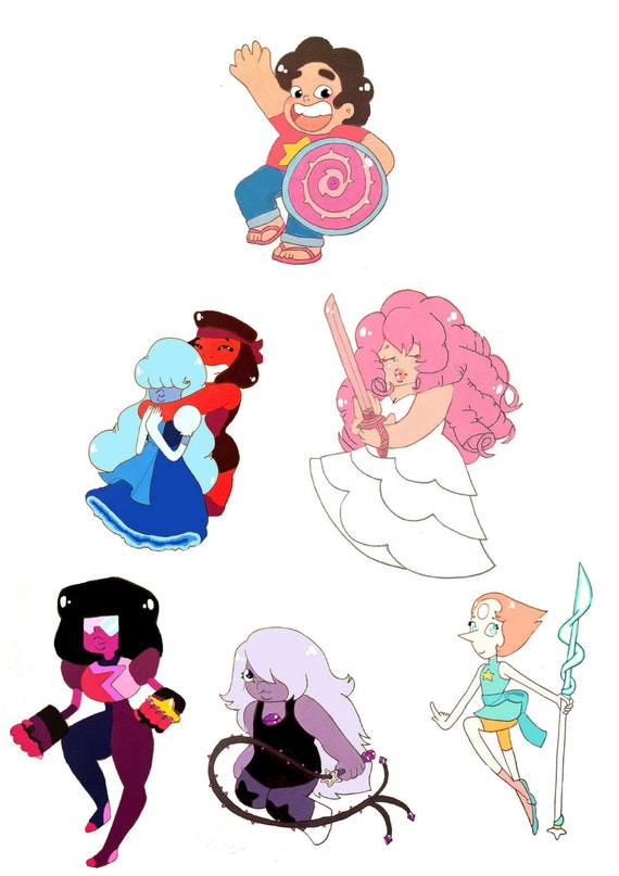 Steven Universe Stickers by GeekyMelon on Etsy