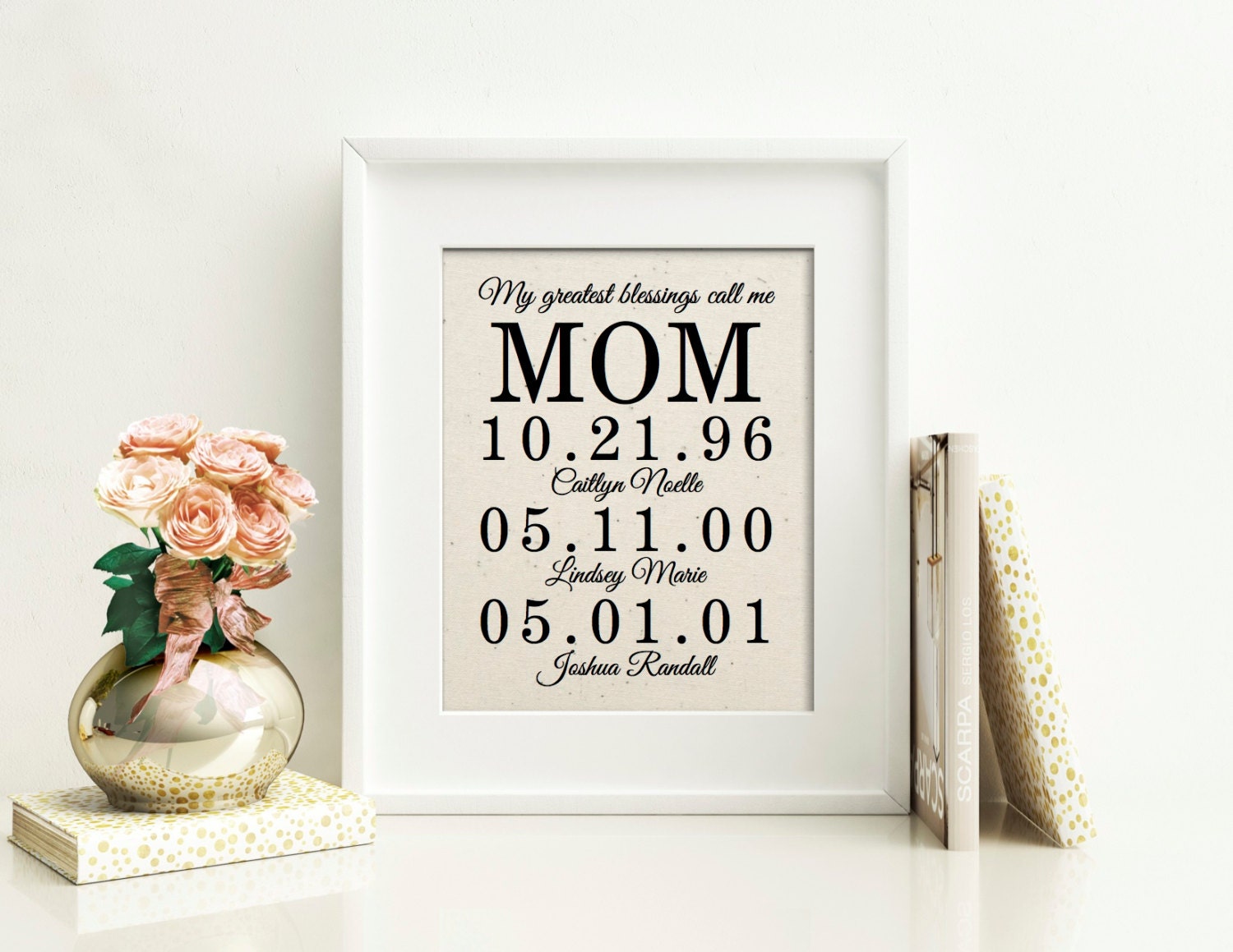 Personalized Gift for Mom Birthday Gift for Dad Father of