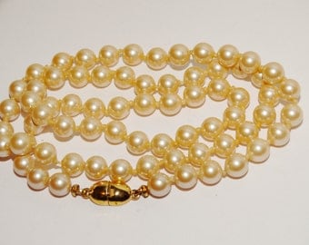 VGE Monet 1/4 inch Pearl 20" Necklace.