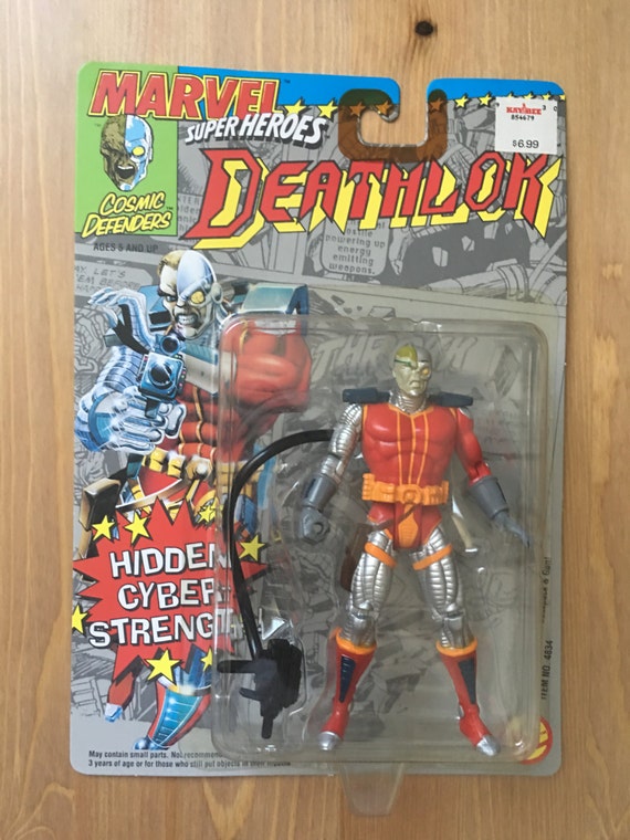 1992 Toy Biz Marvel Superheroes Deathlok Action Figure Vintage