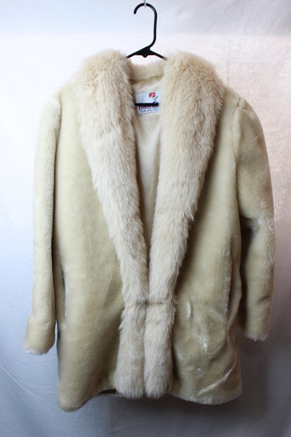 Monterey Faux Fur Jacket Vintage Womens Fur Coat