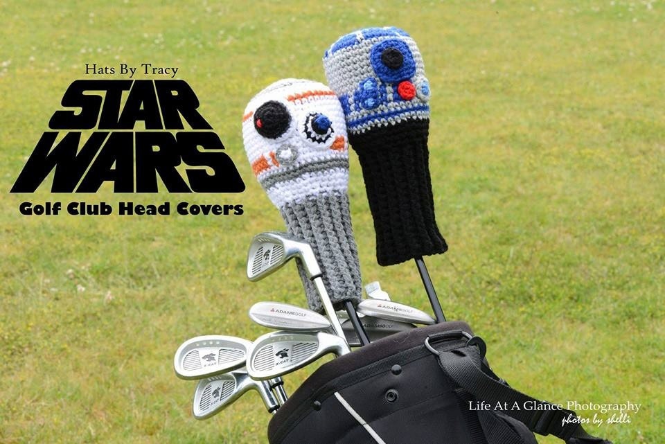 Star Wars Golf Club Head Covers R2D2 BB8 The Force