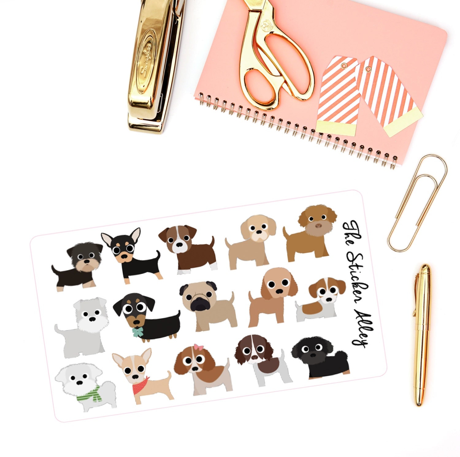 15 Cute Puppy/Dog Stickers Perfect for Erin by ReadandWonder
