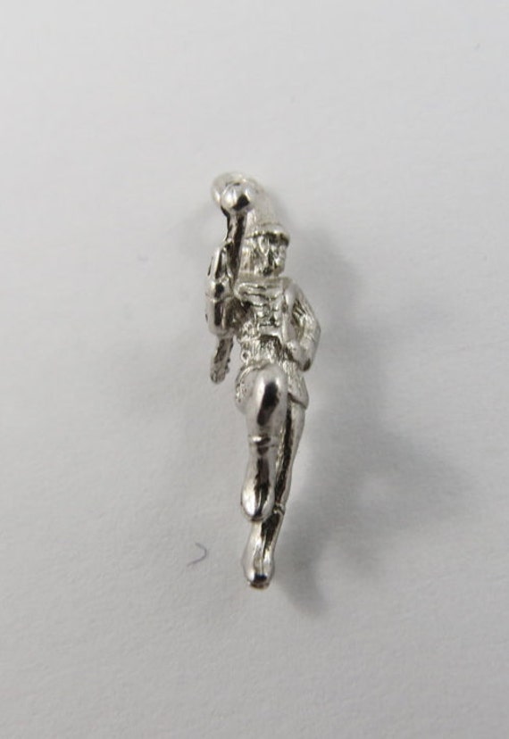 Band Leader with Baton Marching Sterling Silver Charm or