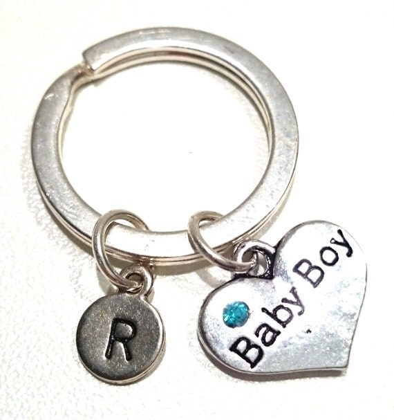 Baby Boy Keychain Custom Keychain Custom Key Ring New Baby