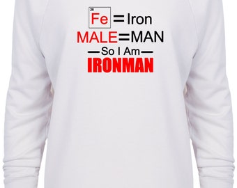 Female Iron Man Avengers Inspired Marvel Scientific sweatshirt