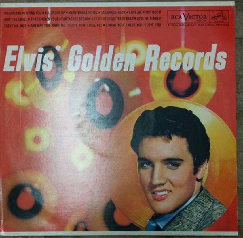 Elvis Presley 50th Anniversary Vinyl Album by ThePinkLady2000