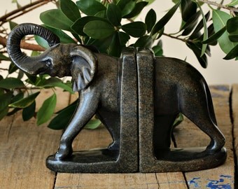 elephant bookends