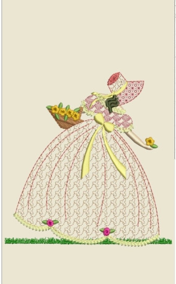 victorian lady machine EMBROIDERY download 3 by EMBROIDERYDEZIGN