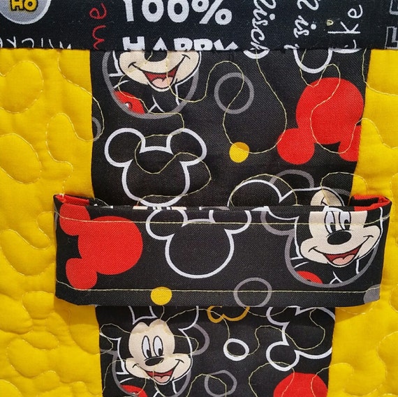 mickey mouse fabric toy box