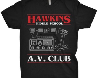 Hawkins Middle School A.V. Club T-Shirt