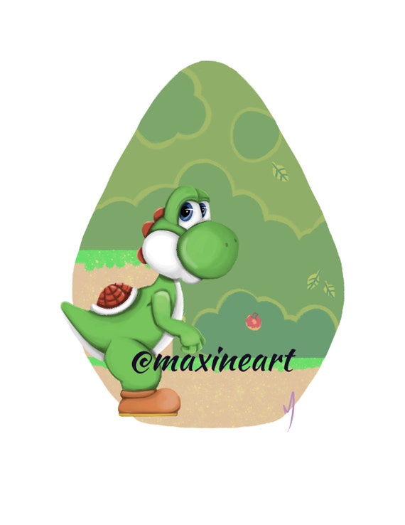 8.5 x 11 Yoshi Egg Print