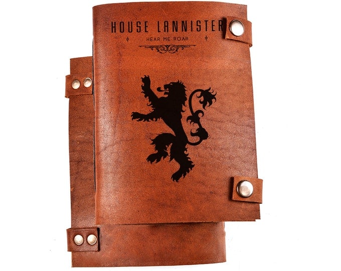 Lannister journal - a lannister always pays his debts - game of thrones - lannister house journal - lannister lion - lannister notebook