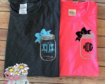 mason jar label shirts