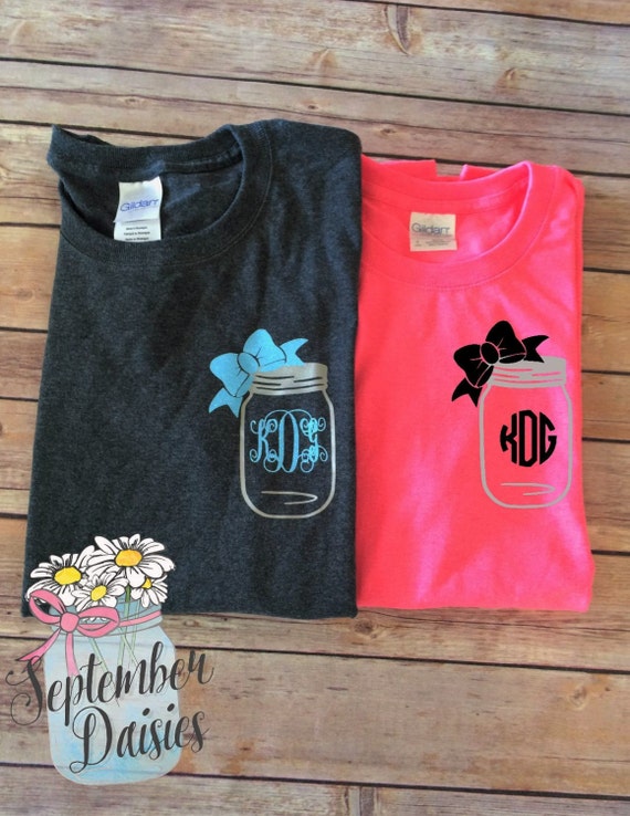 mason jar label shirts