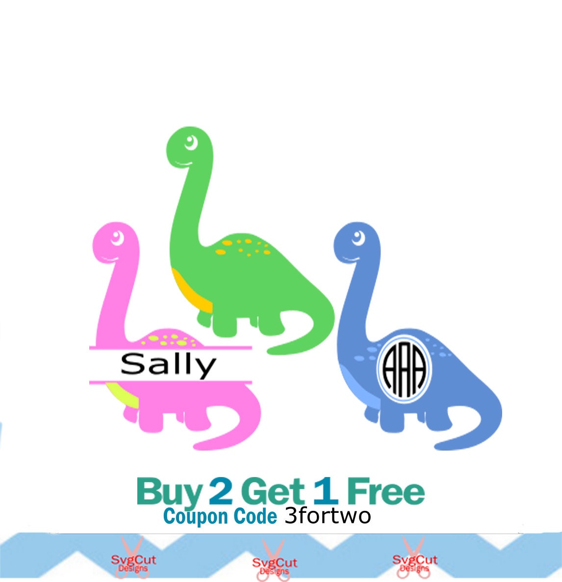 Download Dinosaur Monogram Split frame SVG DXF Eps Png Cuttable Vector