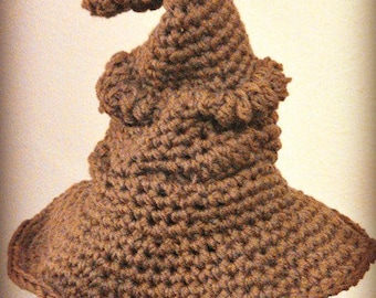 Crocheted Wizard Hat, All Sizes Available