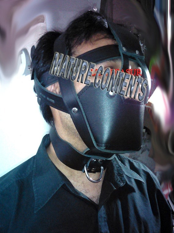 Leather Muzzle Head Harness