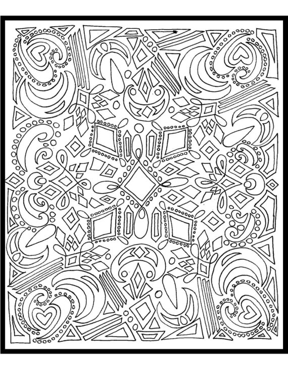 Download Coloring Page-Color4aCause: Autism Kaleidoscope by Color4aCause