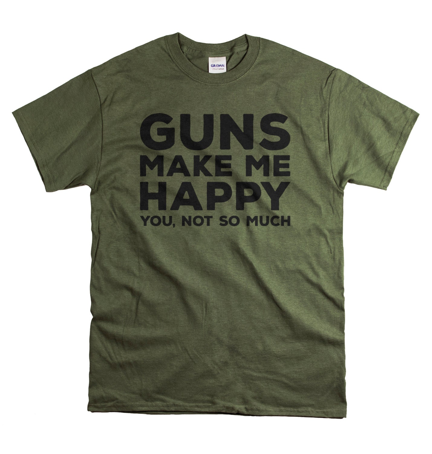 Daddy gun. T-Shirt Gun. Heroin makes Happy Shirt.