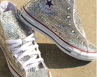 crystal tennis shoes