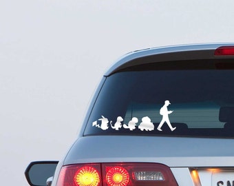 Pokemon Go White Vinyl Sticker - The Pokemon Walk (Indoor and Outdoor)