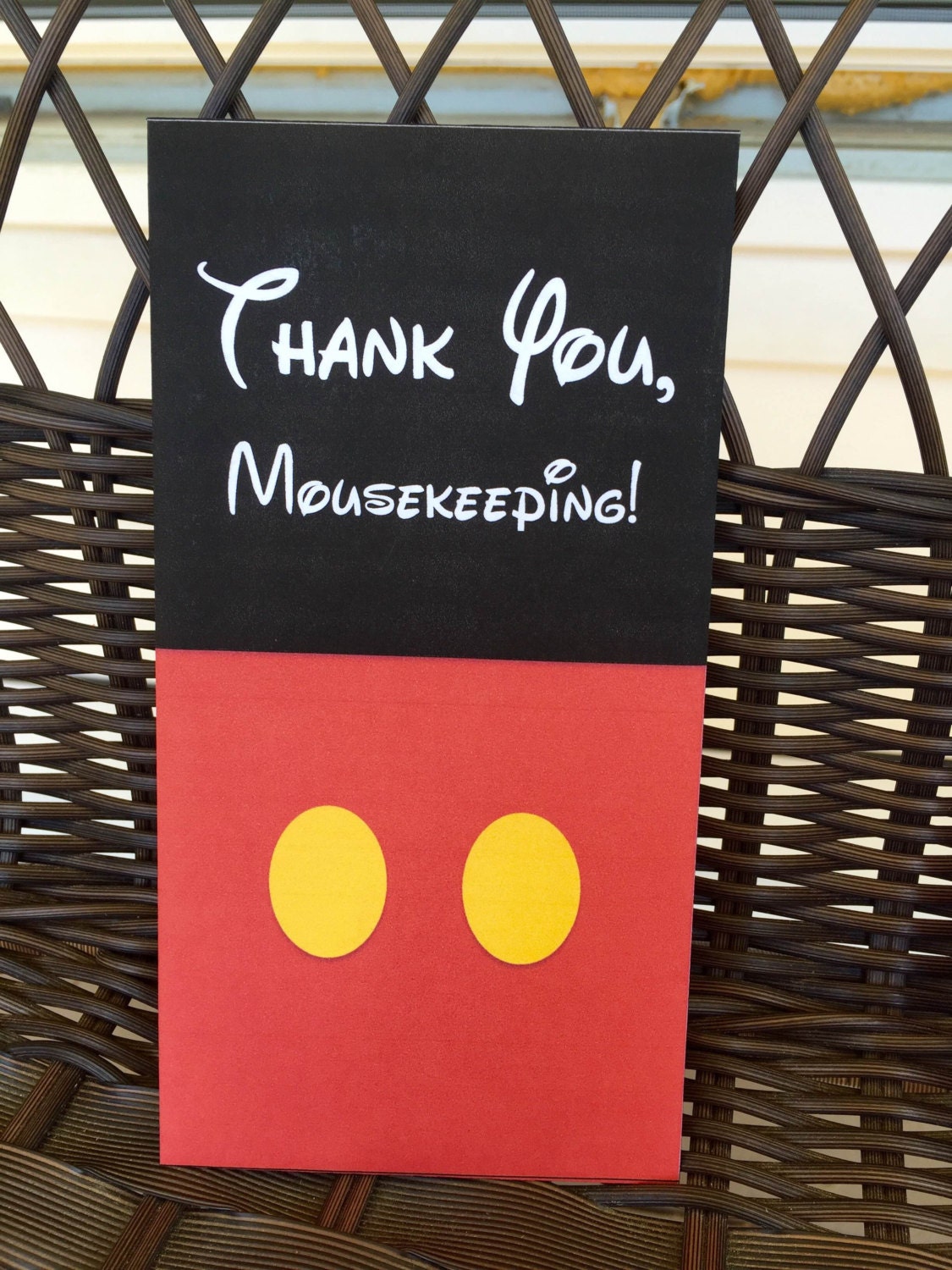 Disney Mickey Mouse Mousekeeping Envelope