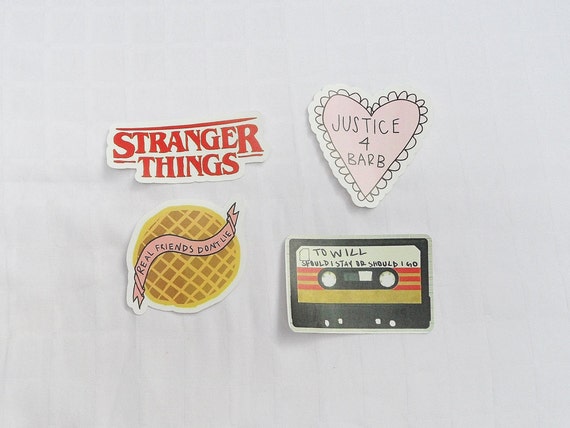 Stranger Things Sticker Pack by PolarizePrints on Etsy