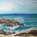 Aruba watercolors paintings original 11 x 15 Seascape original watercolor painting, beach artwork, sea near Aruba painting, ocean art